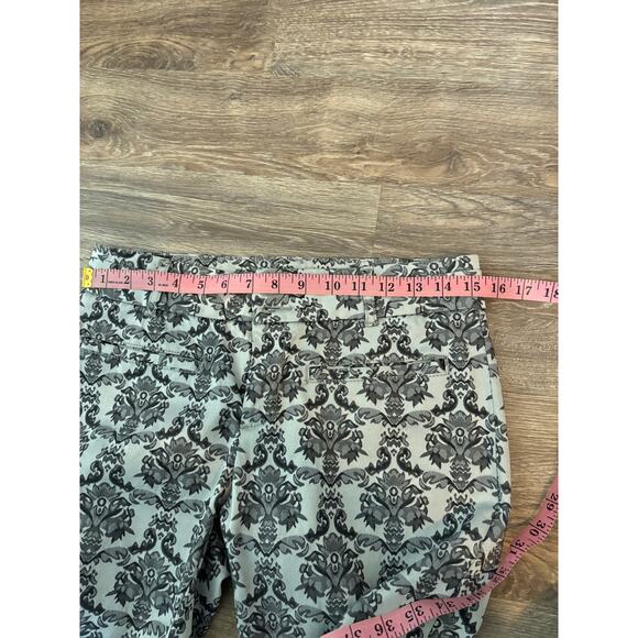 Cartonnier Anthropologie Printed Charlie Ankle Pants Size 4 - Picture 7 of 10